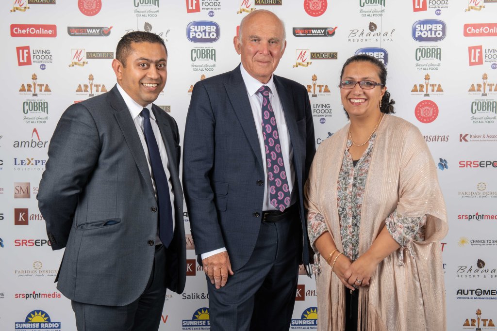 850 2289-Sir Vince Cable, Leader of Liberal Democrat with Liberal Merton  Councillor Hina Bokhari